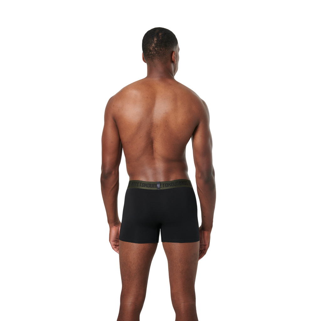 Εικόνα της Ανδρικά Εσώρουχα Boxer 2-Pack Μαύρο/Πράσινο