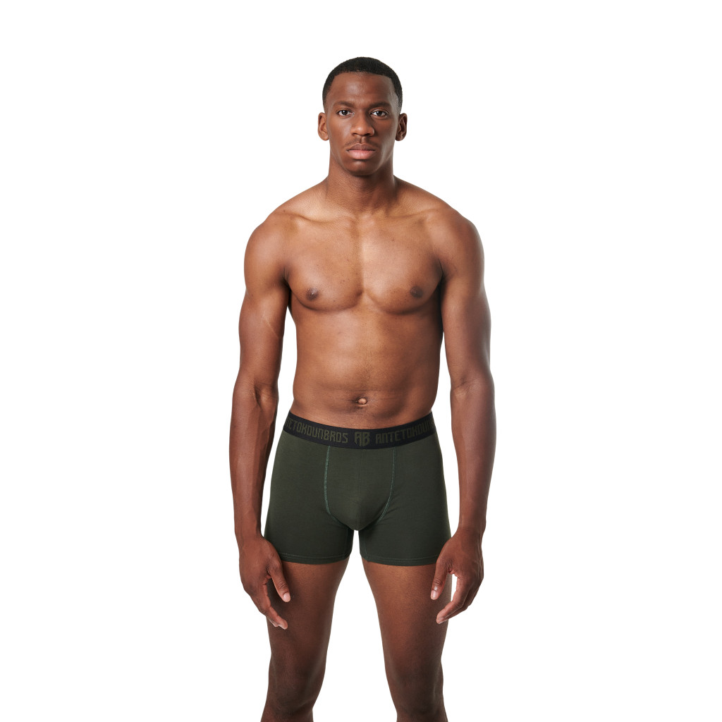 Εικόνα της Ανδρικά Εσώρουχα Boxer 2-Pack Μαύρο/Πράσινο