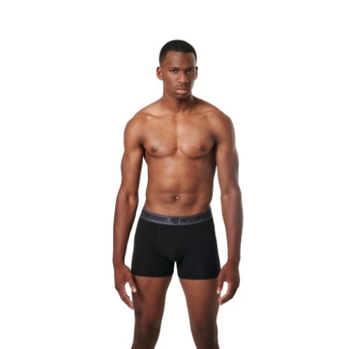 Εικόνα της Ανδρικά Εσώρουχα Boxer 2-Pack Μαύρο/Γκρί thumb