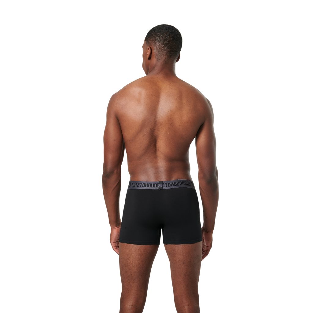 Εικόνα της Ανδρικά Εσώρουχα Boxer 2-Pack Μαύρο/Γκρί