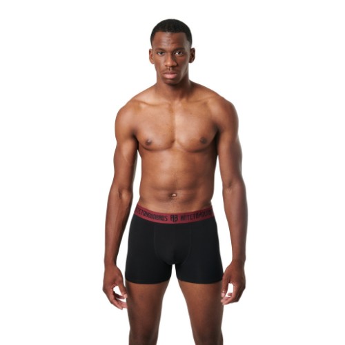 Picture of Men's Underwear Boxer 2-Pack  Black /Bordeaux thumb