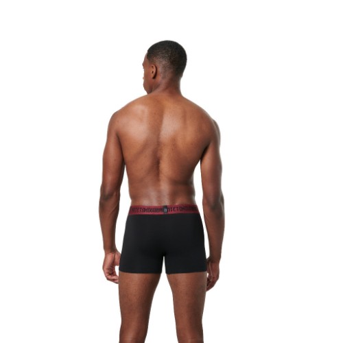 Picture of Men's Underwear Boxer 2-Pack  Black /Bordeaux thumb