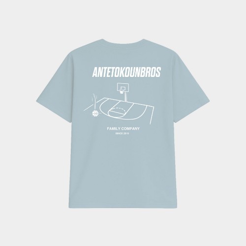 Antetokounbros Court Unisex T-Shirt Ciel Back