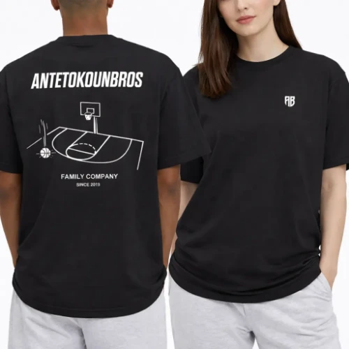 Antetokounbros Court Unisex T-Shirt Model thumb