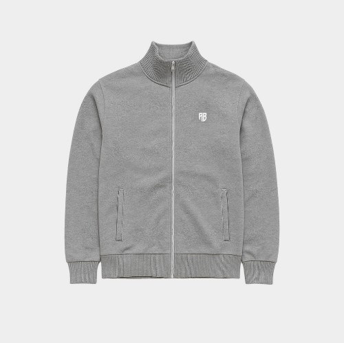 Antetokounbros Unisex Mock Jacket Grey Front