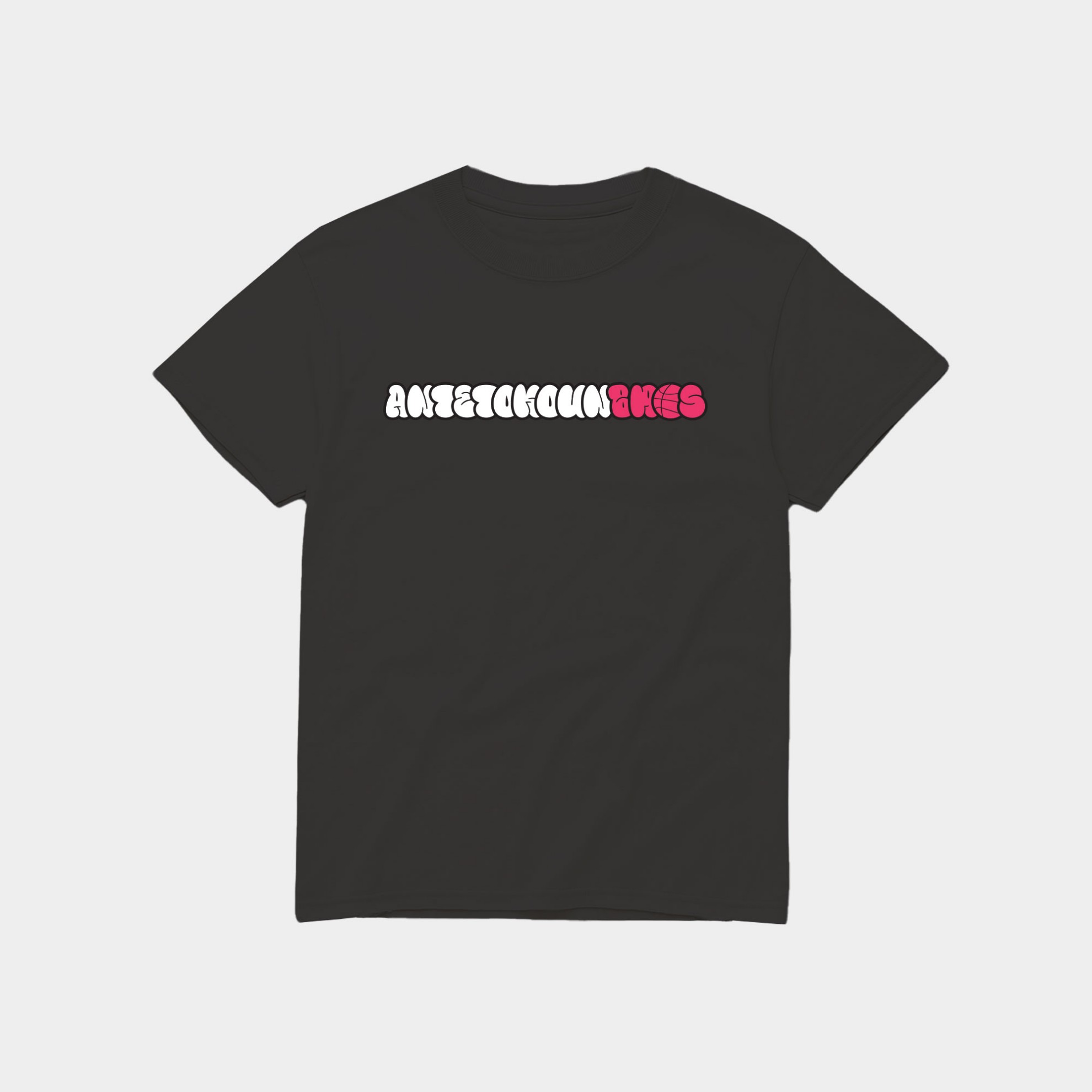 Antetokounbros Graffiti Unisex T-shirt Black Front