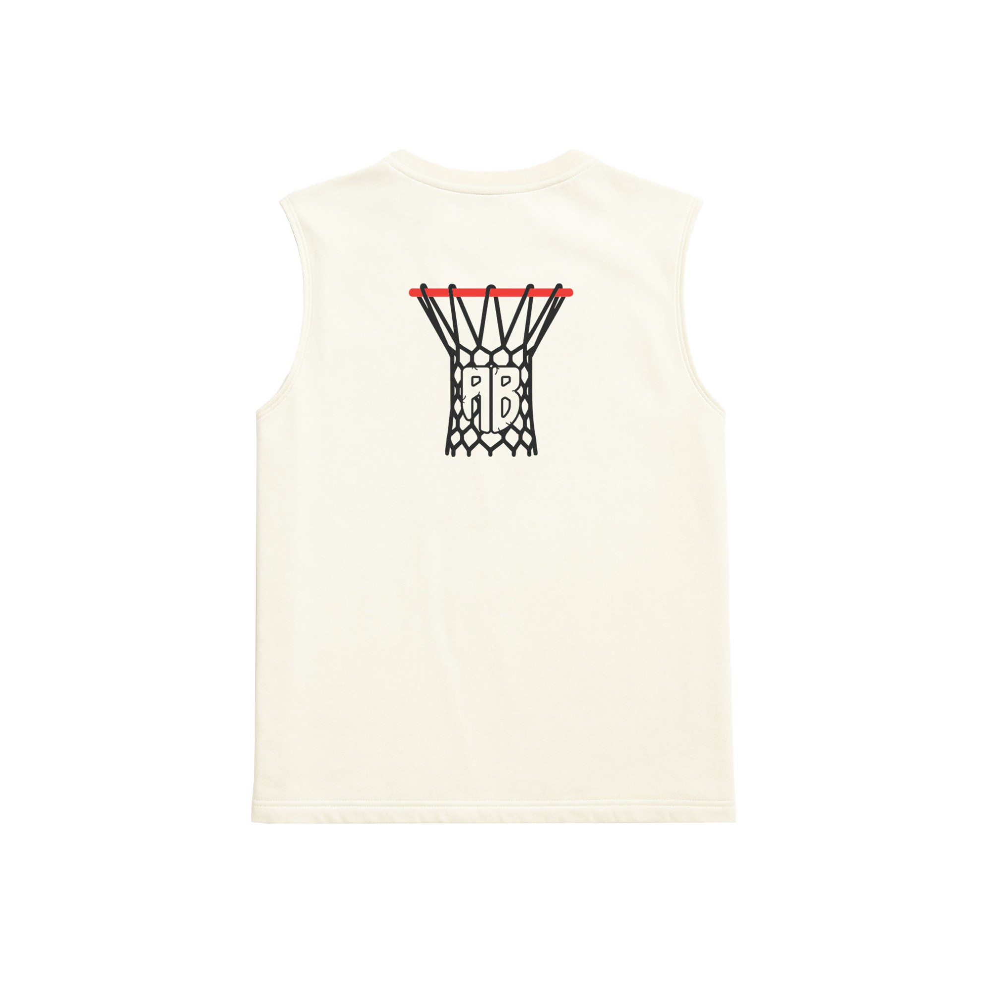 Antetokounbros Hoop Unisex Tank Top Off White Back