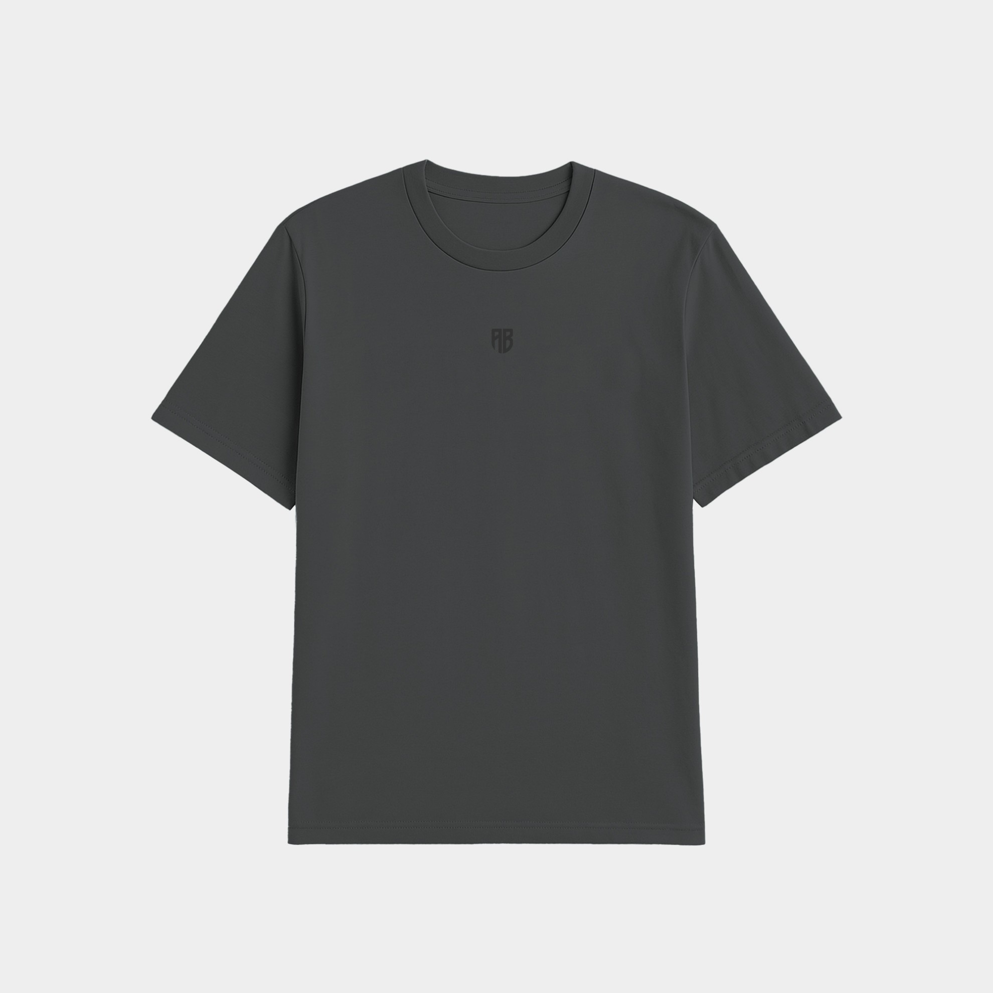 We Are All Bros Stonewashed Oversized Tee Carbon front