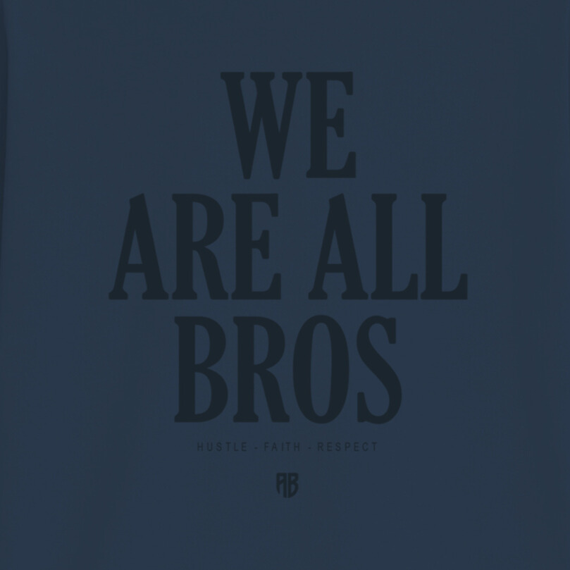 We Are All Bros Stonewashed Oversized Tee Carbon Detail