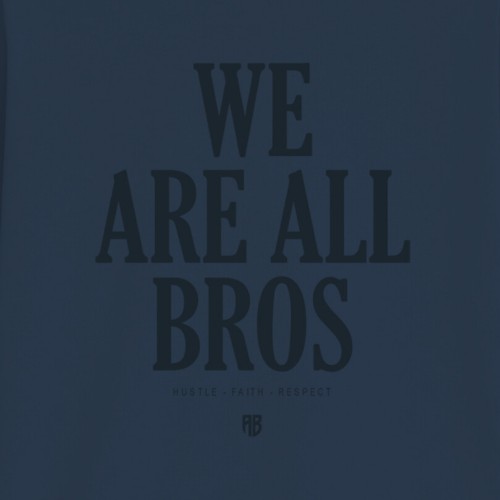 We Are All Bros Stonewashed Oversized Tee Carbon Detail thumb