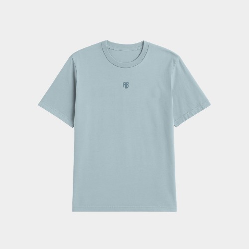 We Are All Bros Stonewashed Oversized Tee Ciel Front