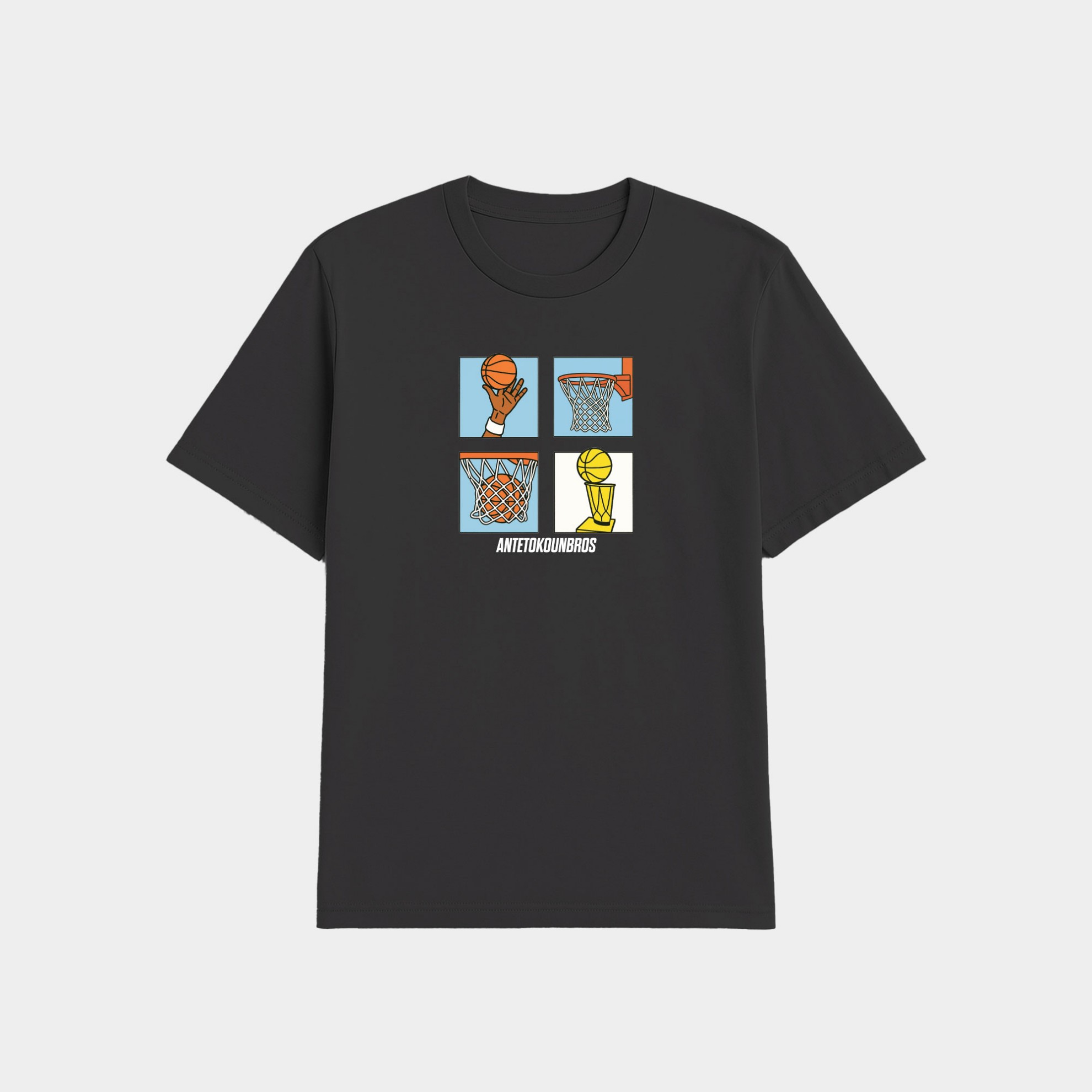 Antetokounbros Kid's Storyboard T-shirt Black Front