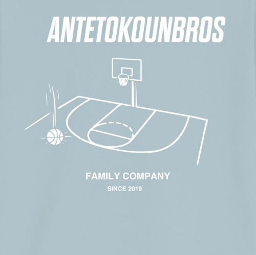 Antetokounbros Kid's Court T-shirt Ciel  Detail thumb