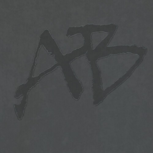 Applique Stonewashed Oversized Tee Carbon Detail thumb