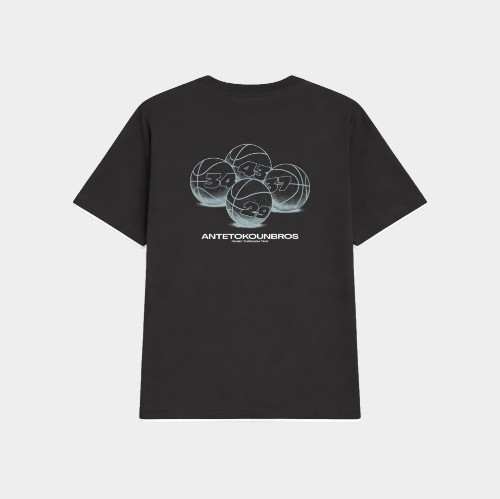 Antetokounbros Full Court Oversized Tee Black Back