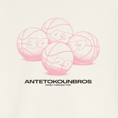 Antetokounbros Full Court Oversized Tee Off White thumb