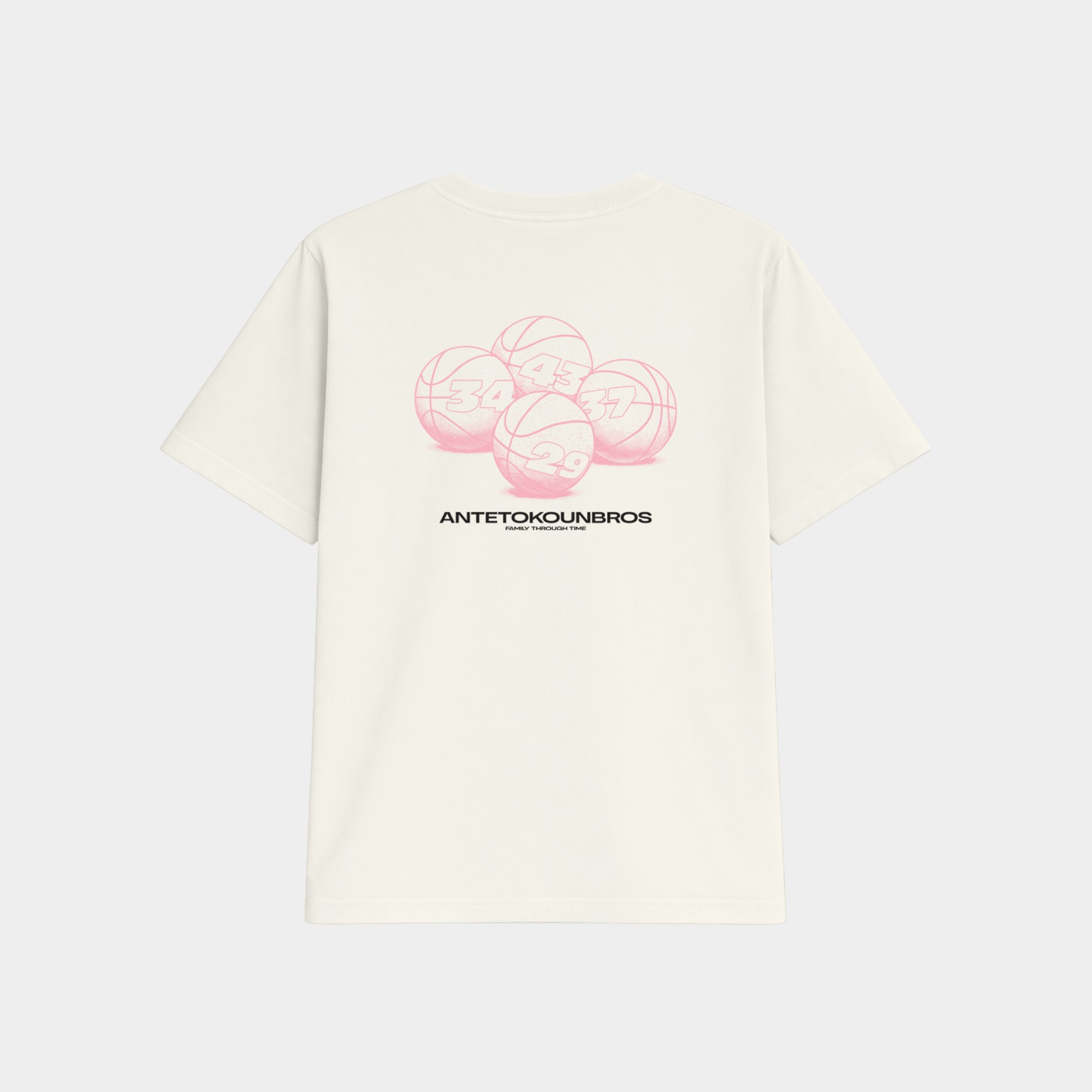 Antetokounbros Full Court Oversized Tee Off White Back