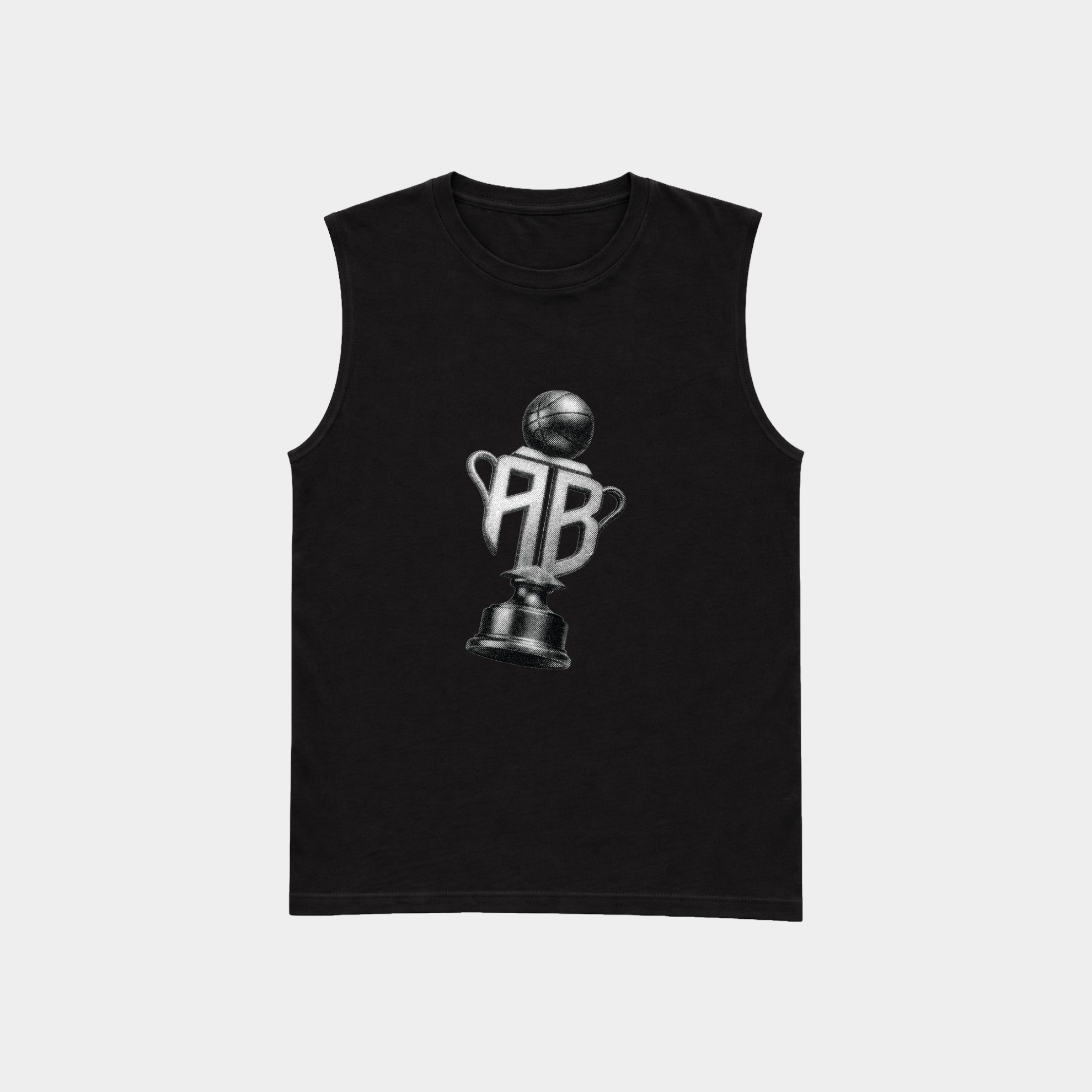 Antetokounbros Trophy Sleeveless Muscle Tank Black Front