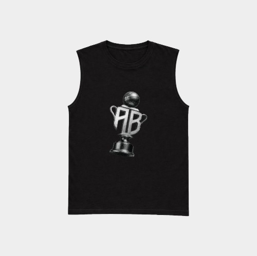 Antetokounbros Trophy Sleeveless Muscle Tank Black Front thumb
