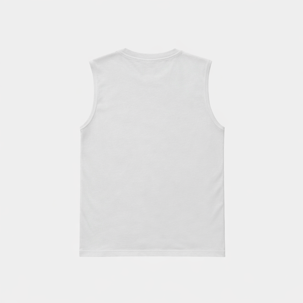 Antetokounbros Trophy Sleeveless Muscle Tank White Back