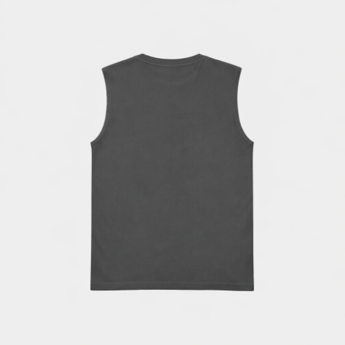 Trophy Sleeveless Muscle Tank Carbon Back thumb