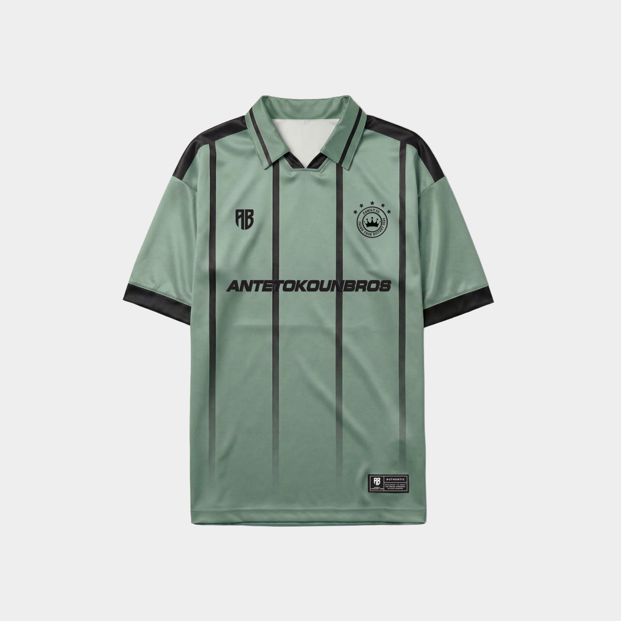 Antetokounbros Game Jersey Sage Green Front
