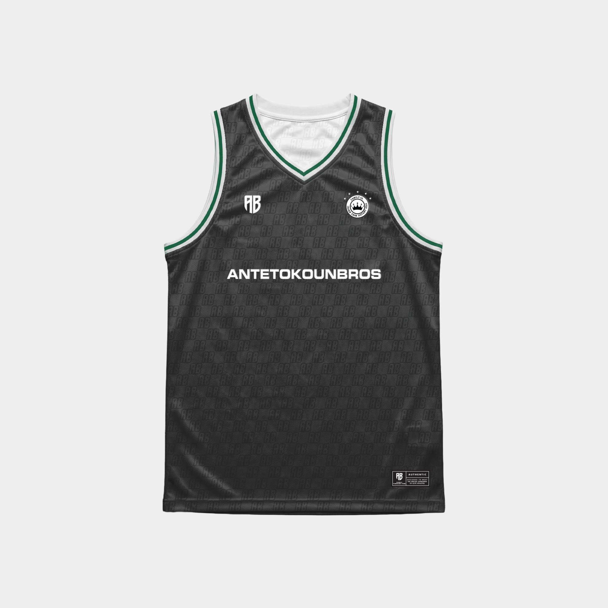 Picture of Antetokounbros Basketball Jersey Logo Black 