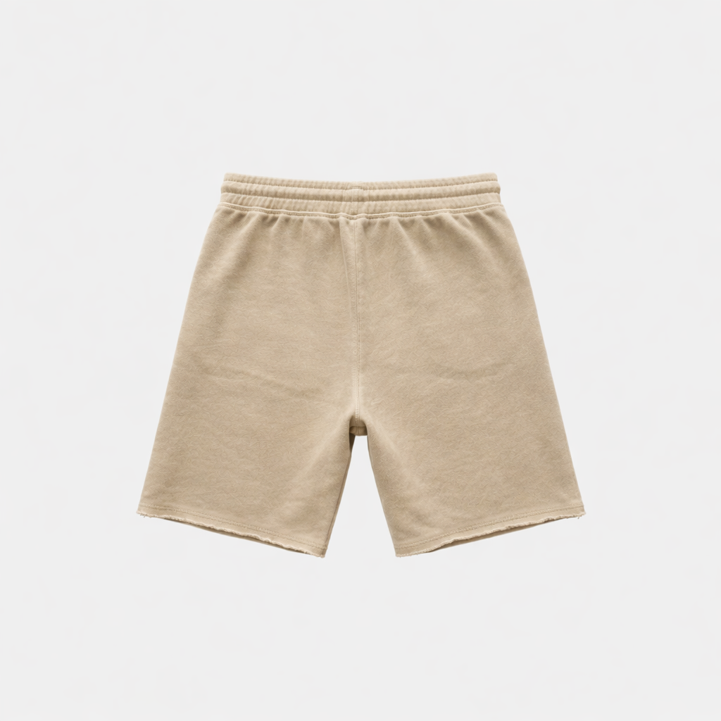 Antetokounbros Men's Baggy Shorts Beige Back