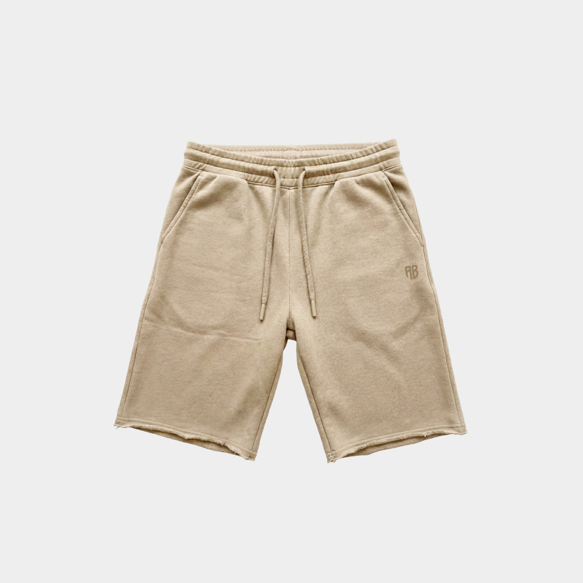 Antetokounbros Men's Baggy Shorts Beige Front