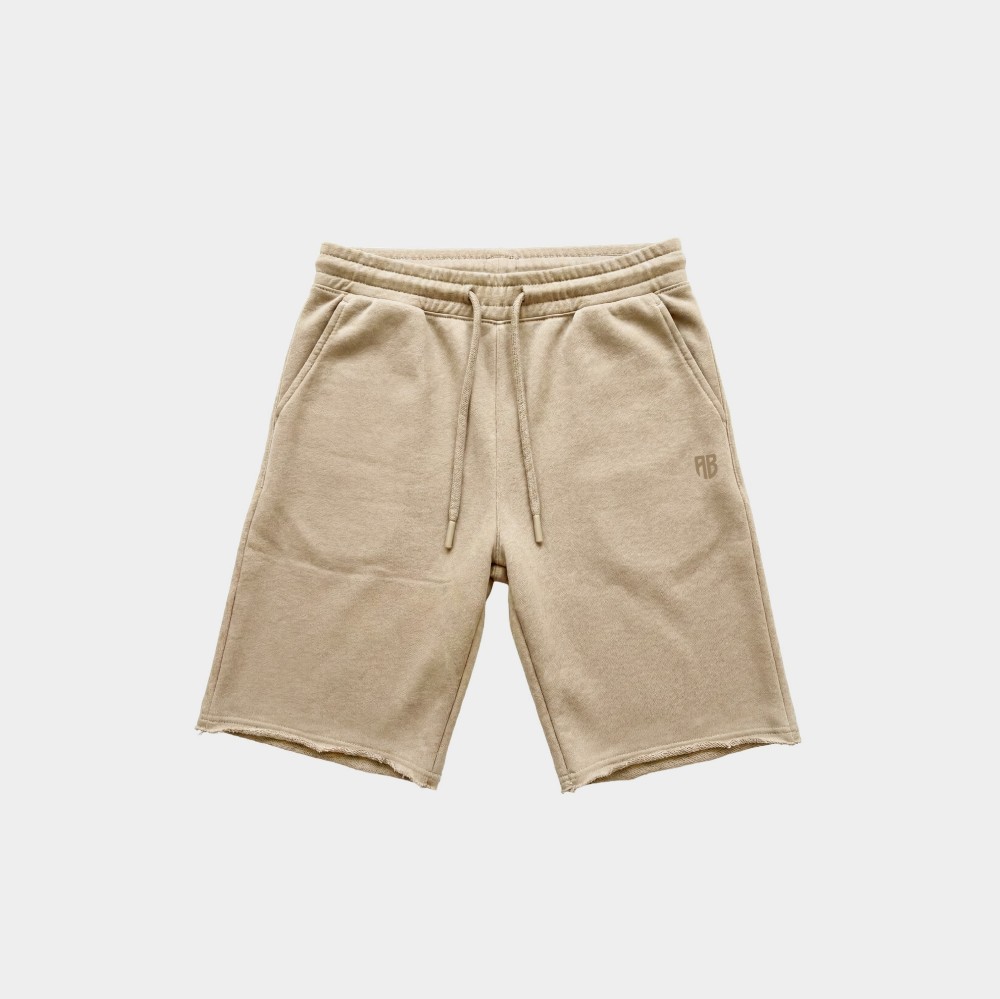 Men's Baggy Shorts Beige| AntetokounBros