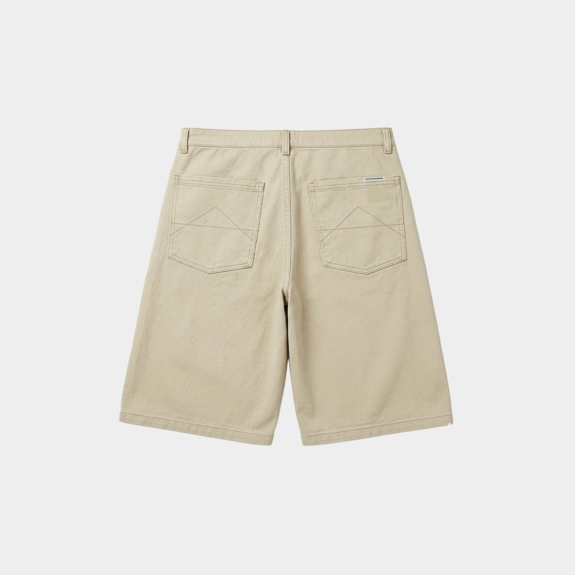 Antetokounbros Men's Skater Shorts Ivory Back