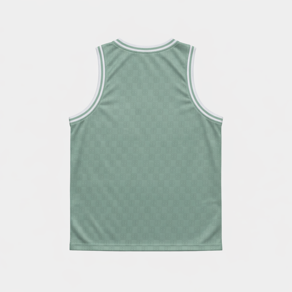 Antetokounbros Basketball Jersey Sage Green Back