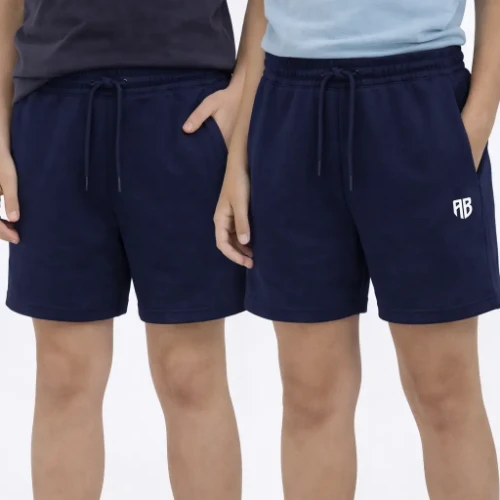 Antetokounbros Native Kid's Shorts Retro Blue Model thumb