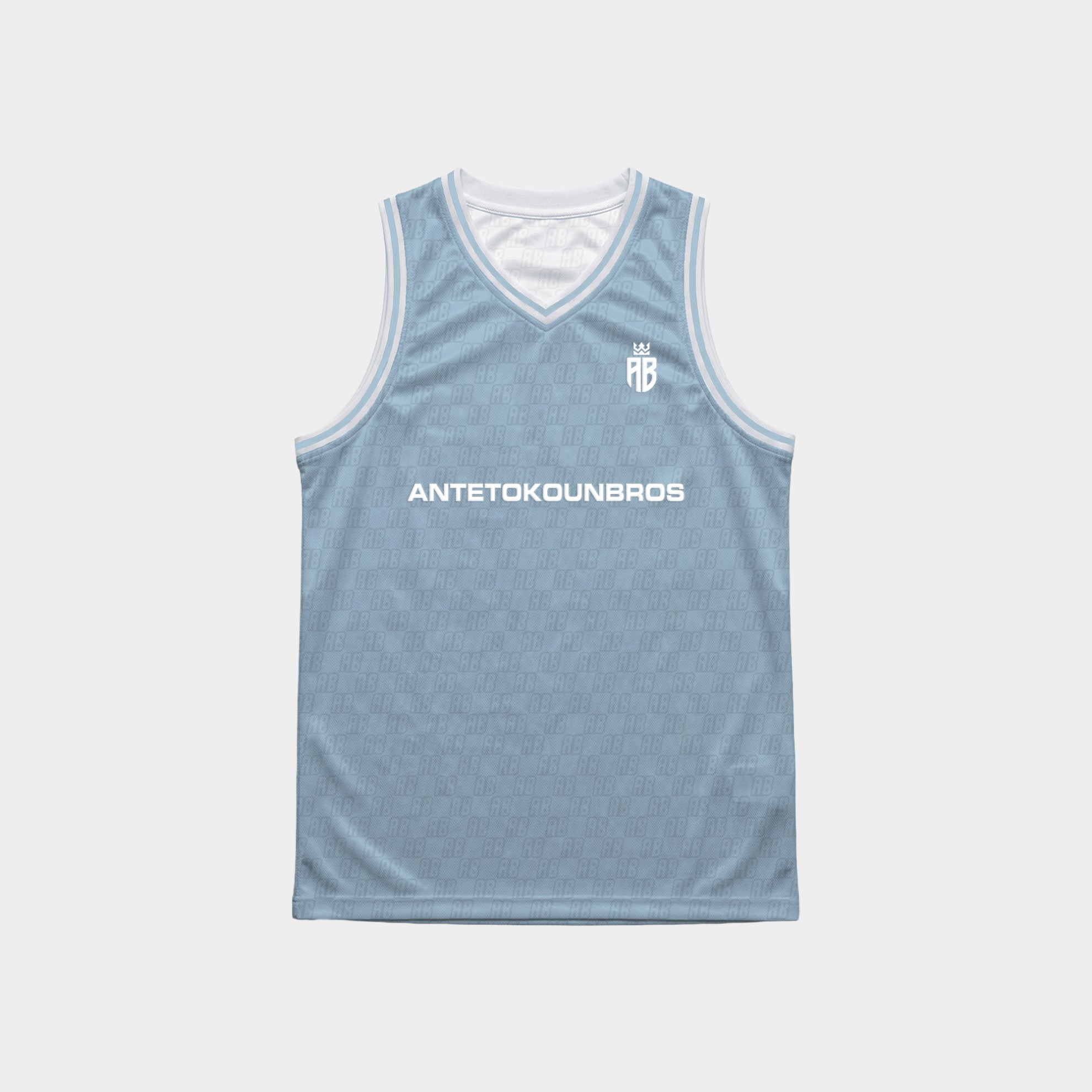 Antetokounbros Kids Basketball Jersey Ciel Front