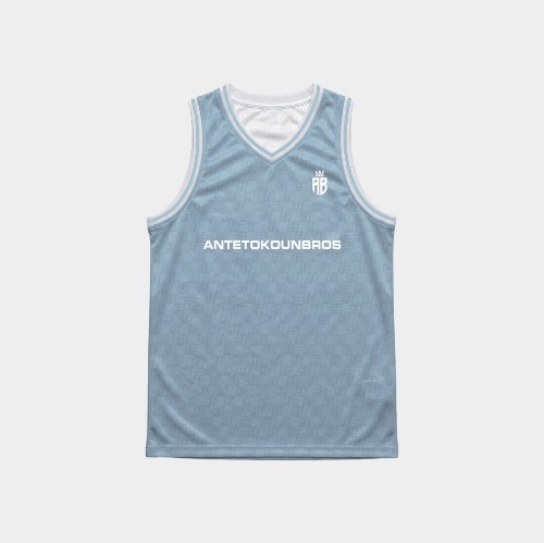 Antetokounbros Kids Basketball Jersey Ciel Front