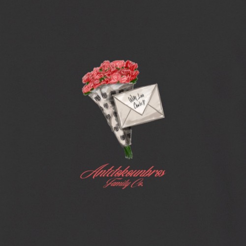 Antetokounbros Love Letter Oversized Tee Black Detail thumb