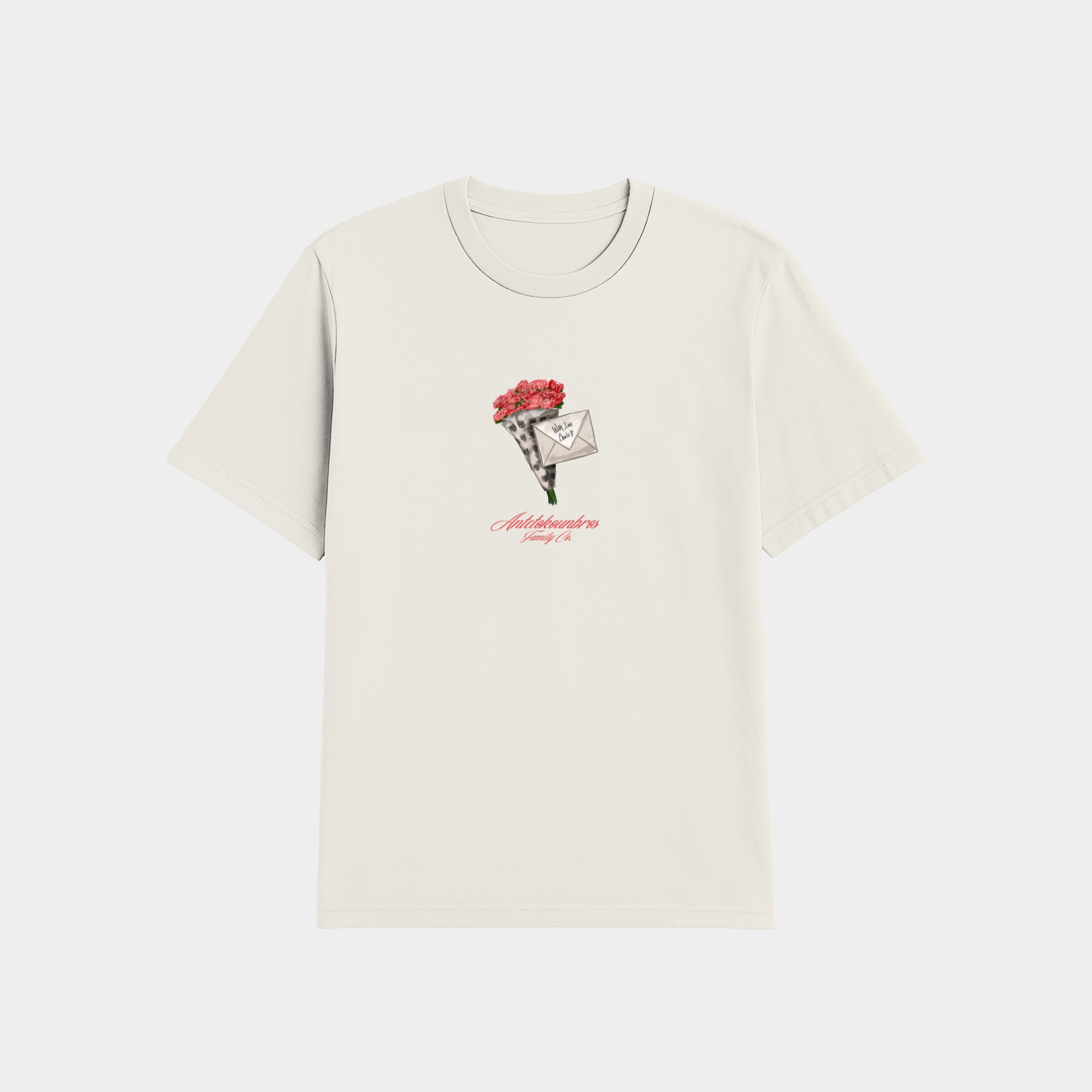  Antetokounbros Love Letter Oversized Tee Off White Front