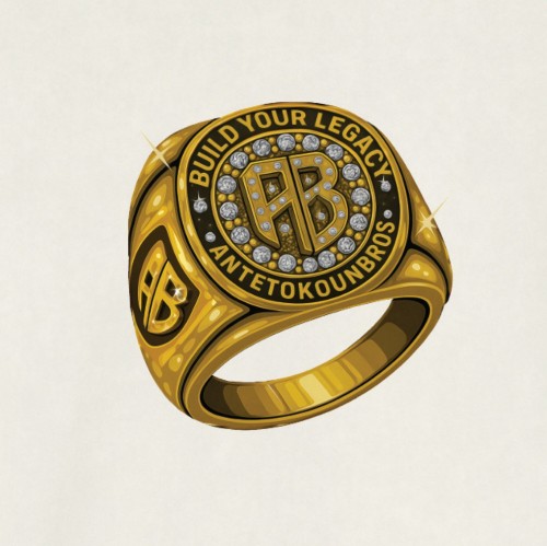 Antetokounbros Championship Oversized Ring Tee Off White Detail thumb