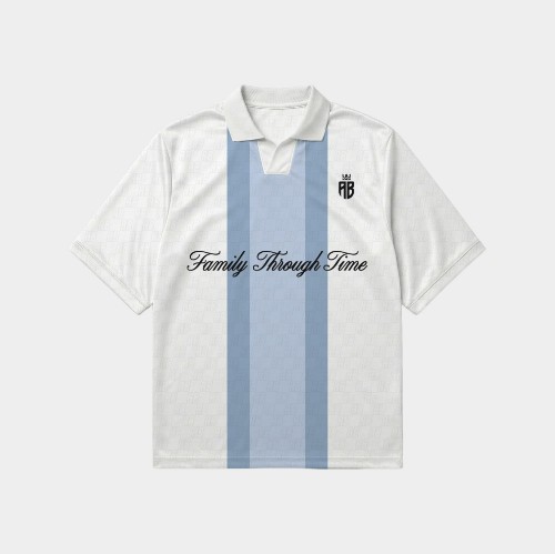 Antetokounbros Family Through Time Polo Tee White Front