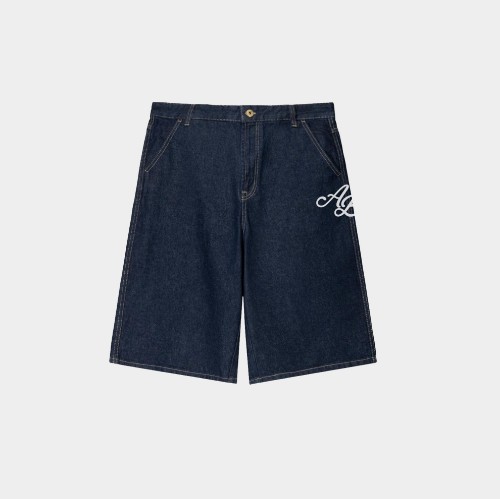 Antetokounbros Men's Denim Shorts Dark Denim Front thumb
