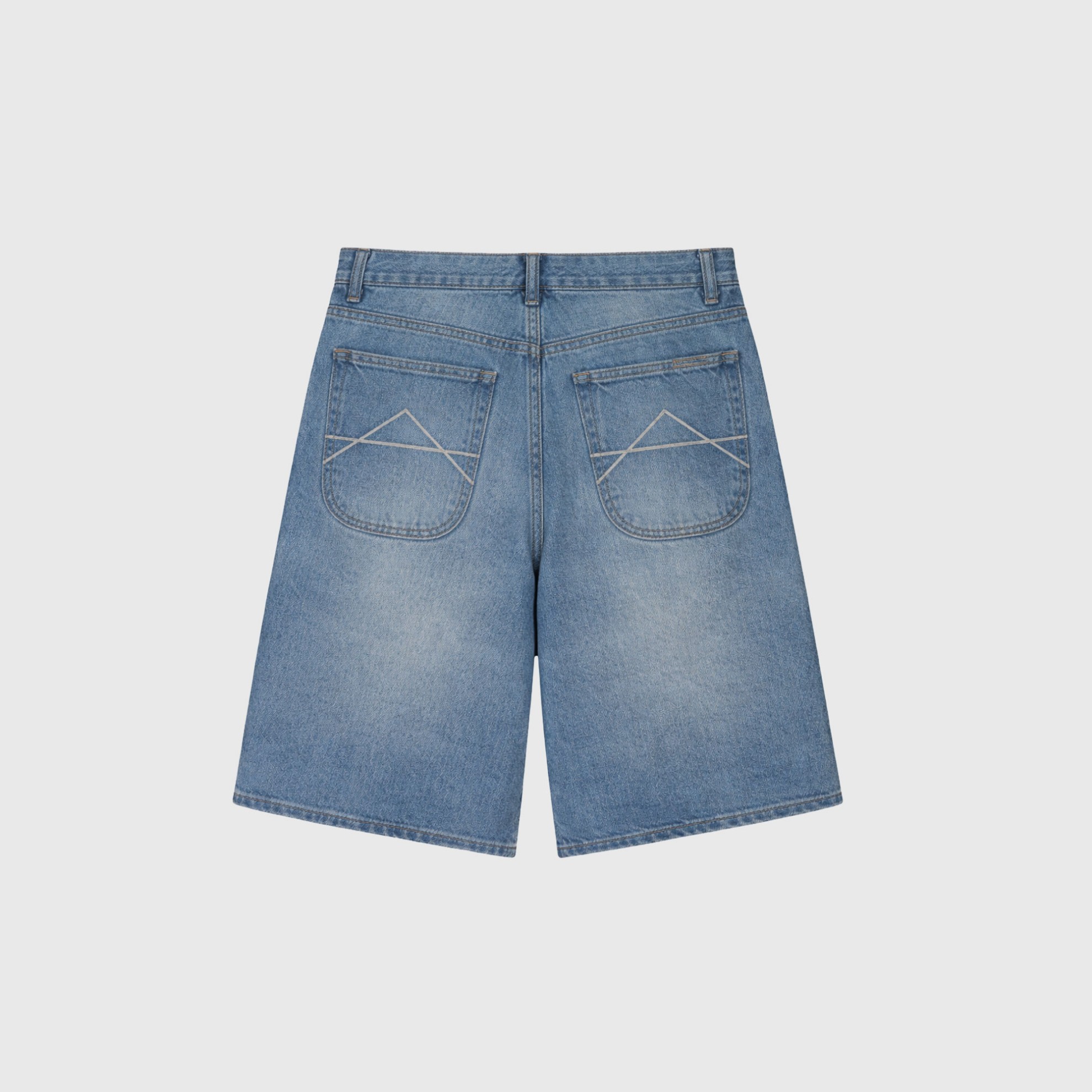 Antetokounbros Men's Denim Shorts Light Denim Back