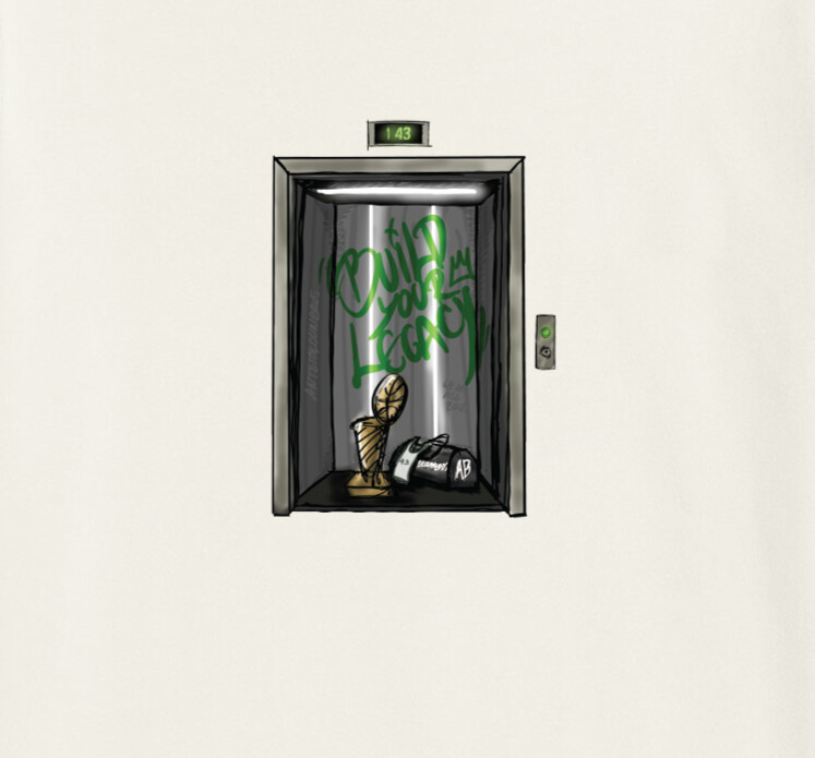 Εικόνα της Antetokounbros Παιδικό Elevator Tee Off White