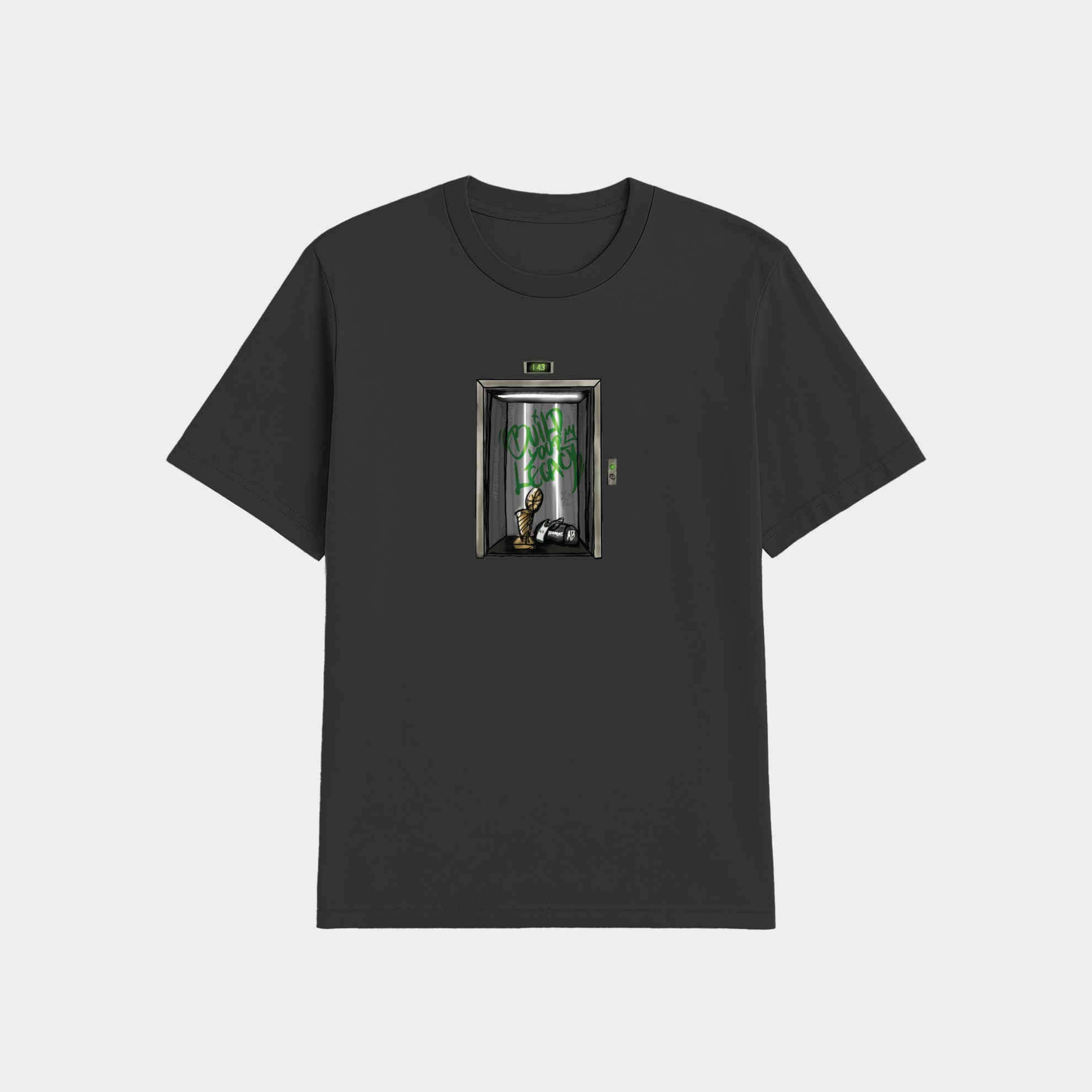 Antetokounbros Elevator Oversized T-Shirt Black Front