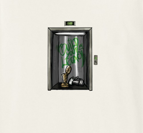 Antetokounbros Elevator Oversized T-Shirt Off White Detail thumb