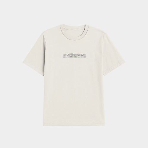 Antetokounbros Rings Ovesized Tee Off White Front