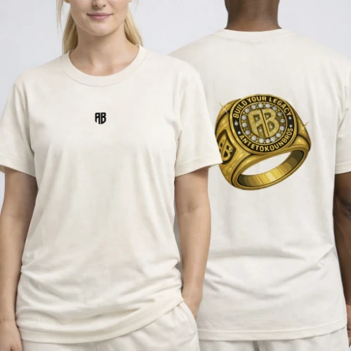 Antetokounbros Championship Oversized Ring Tee Off White Models thumb