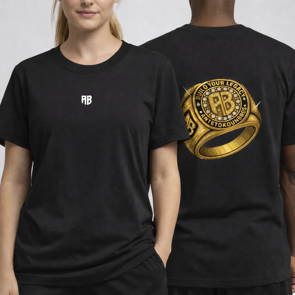 Εικόνα της Antetokounbros Championship Oversized Ring Tee Μαύρο
