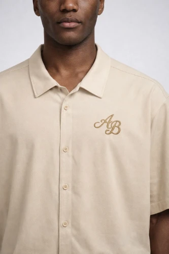 Antetokounbros Men's Distil Overshirt Beige Model thumb