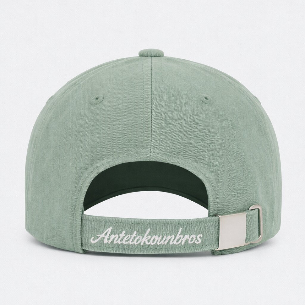 Antetokounbros Signature Strapback Cap  Sage Green Back