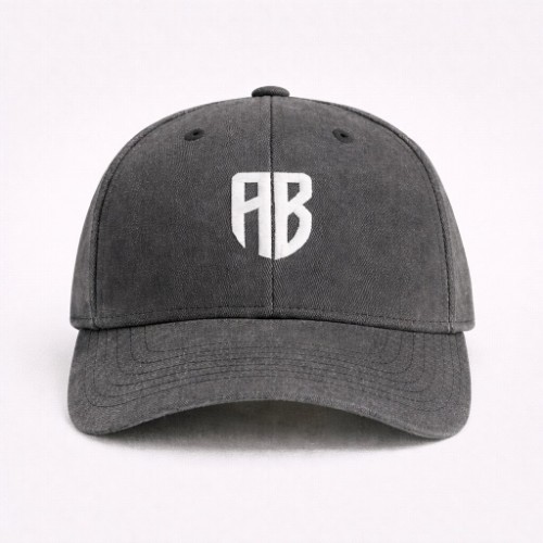 Antetokounbros Stonewashed Strapback Cap Carbon Front